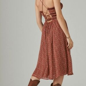 Lucky Brand Chiffon Strappy Dress NWT XXL Sold Out!